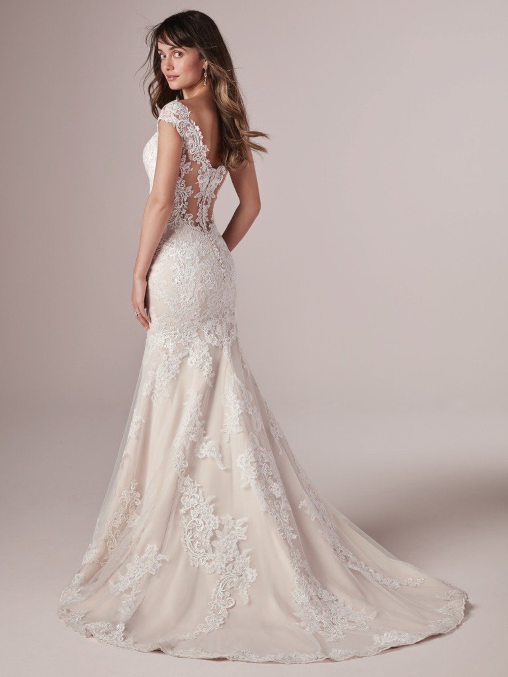 Maggie Sottero Rebecca Ingram Ivory Lace Wedding Bridal Gown Daphne 20RC182